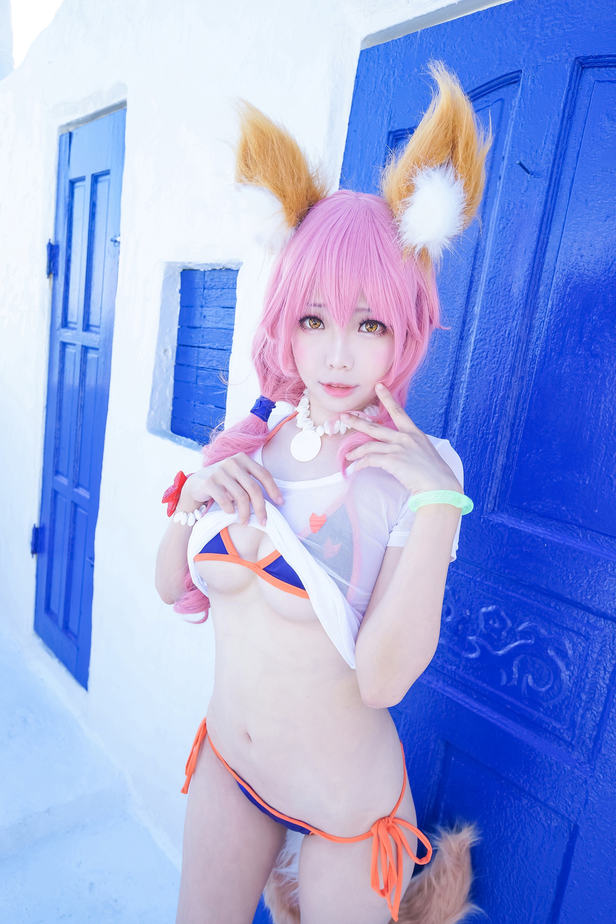 ElyEE子 - NO.015 玉藻前泳装 [24P]-XikXak